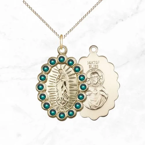 Lady of shop guadalupe necklace